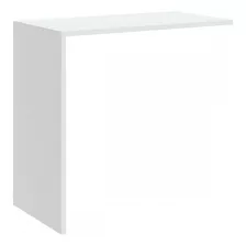 Mesa De Apoio Office Requinte 100% Mdf Branco-móveis