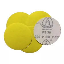 Disco De Lixa 6 Pol. 150mm C/ Pluma Sem Furo Kit 50 Pçs