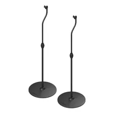 2 Suporte Pedestal Ajustável Caixa De Som Home Theater Preto