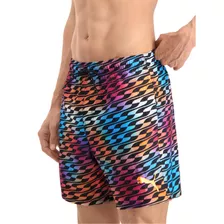 Short De Baño Puma Formstrip Mid Hombre Moda Multicolor