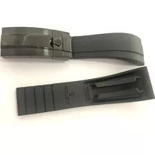 Pulseira Para Relógio Rolex 22mm Fecho Preto Completa