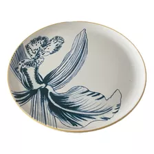 Plato Playo Ceramica Blanco Linea Cattleya Por Unidad