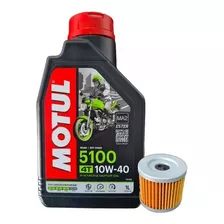 Aceite Motul 10w40 Semi Sintético + Filtro Suzuki Gz/gs 150