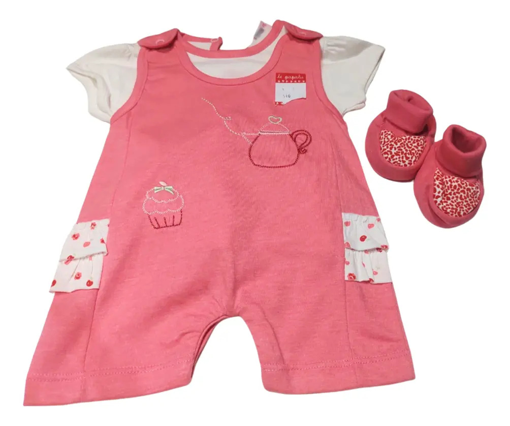 Ajuar Bebe De 3 Prendas Talle 3 Meses