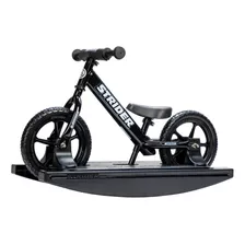 Strider Bicicleta Deportiva De 12 Pulgadas (negro) + Base Me