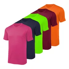 Camisetas Dry Fit Masculinas - Kit 5 Peças Premium Zaroc