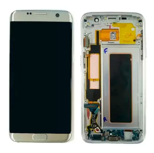 Display Samsung S7 Edge Prata Original Retirada
