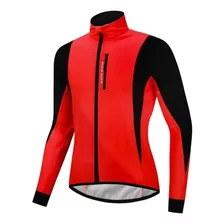 Chaqueta Térmica Cortaviento Ciclismo Otoño-invierno Wosawe