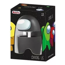 Among Us Boneco Jogo Vinil Preto 12cm - Rosita