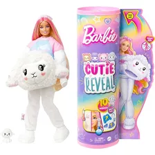 Boneca Barbie Cutie Reveal Camisetas Fofas Ovelha Mattel
