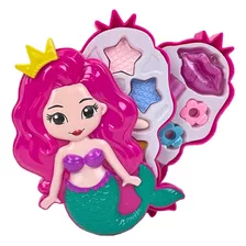 Liberty Imports Mermaid Cosmetics Play Set For Little Girls 