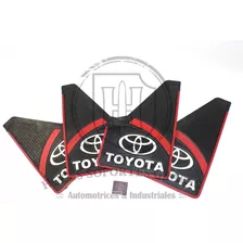 Loderas Toyota Tacoma Hilux Tundra Rojas 4 Piezas