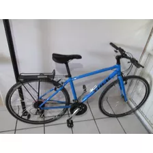 Bicicleta Urbana Trek 7.2 Fx 24v Freno V-brakes Color Azul