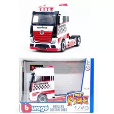 Miniatura Caminhão Mercedes Benz Actros 1/43 - Burago 