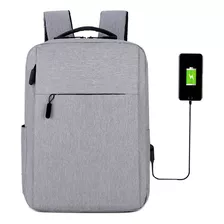 Bolsa De Portátil Con Carga Usb De Gran Capacidad Para Hombr