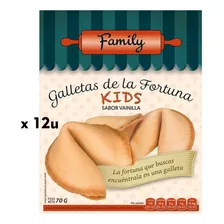 Galletas De La Fortuna Kids A Granel X 12 U Sabor Vainilla