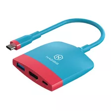 Adaptador Hub Hagibis Dock Portátil 4k Para Nintendo Switch