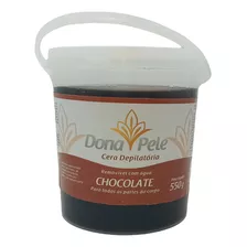 Cera Depilatória Dona Pele Chocolate 550g