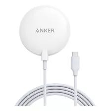 Carregador Magnético Sem Fio Anker Pad Lite Magsafe iPhone Cor Branco