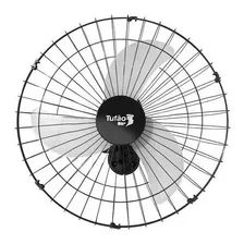 Ventilador De Parede Loren Sid Tufão 60 M1 Preto Com 3 Pás Cor Cinza, 60 cm De Diâmetro 127 v/220 v