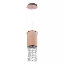 Pendente Cristal Fall Rose Gold K9 G-light