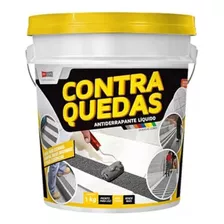 Antiderrapante Líquido Contra Quedas Cor Preto 1kg