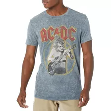 Lucky Brand Camiseta Acdc Para Hombre, Pizarra Oscura, Extra