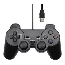 Controle Manete Usb Analógico Dualshock Para Pc E Notebook