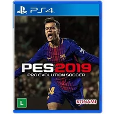 Pes 2019 Ps4 Pro Evolution Soccer 19 Mídia Física Portuguê