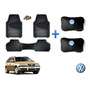 Tapetes Carbon 3d + Par Cojines Vw Pointer Wagon 1999 A 2008