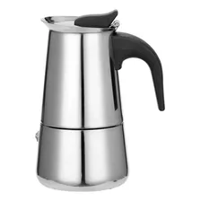 Cafetera Italiana Acero Inoxidable 300ml Moderna