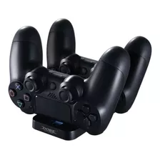 Dual Cargador Control Ps4 Control Soporte De Ps4 Base Carga