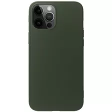 Funda Para iPhone 12 Pro Max, Verde/delgada/flexible