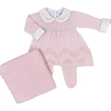 Kit Saída Maternidade Menina Princesa Antialergica 4 Peças