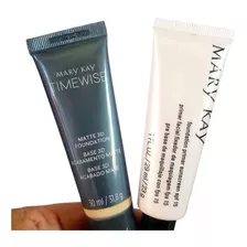 Kit Mary Kay Primer Facial Fixador Fps15+ Base Líquida Matte