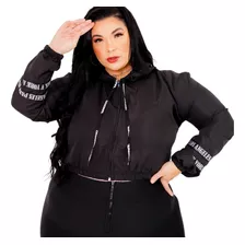 Jaqueta Corta Vento Plus Size Casaco Feminino Inverno