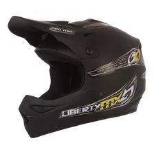 Capacete Pro Tork Mx Pro Enduro Downhill Freeride Bmx Cor Preto-fosco Desenho Solid Tamanho Do Capacete 60