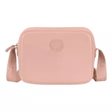 Bolsa Moleca Tiracolo Transversal Retangular 50007 Rosa