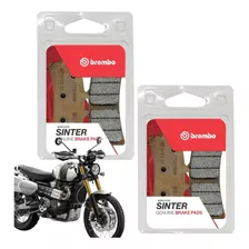 Pastilha De Freio Dianteira Brembo Triumph Scrambler 1200 Xc