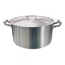 Cacerola De Aluminio N° 38 Gastronomica Capacidad 21 Litros