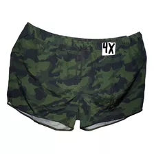 Short Verde Camuflaje Militar Talla 4x ( 46/48/50 ) Old Navy