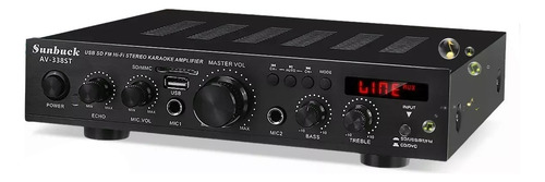 Amplificador De Audio Sunbuck Av-298bt De 5 Canales, 2000w