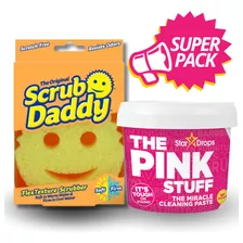 Scrub Daddy + Pasta Limpiadora Multiuso The Pink Stuff