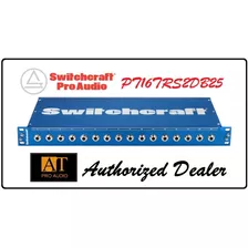 Switchcraft Pt16trs2db25 Patchbay 1/4'' P10 Trs Db25 16 Vias