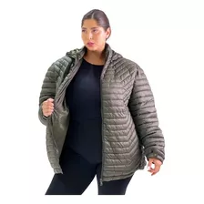 Campera De Abrigo Impermeable Entallada Mujer Talles Grandes