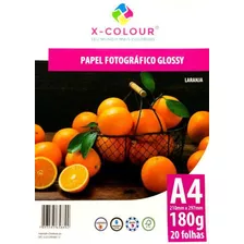 Papel Fotográfico Glossy A4 180g - X-colour