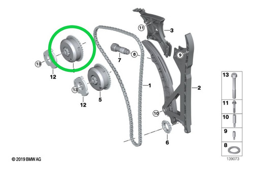 Engrane Escape Arbol De Levas Bmw X3 28i 2011-2012  Foto 6