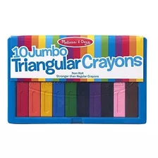 Manualidades - Melissa Y Doug Jumbo Crayones Triangulares.