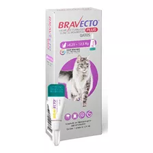 Bravecto Plus Gatos 6,25 A 12,5 Kg Transdermal Kit Com 03