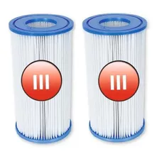 2 Cartuchos Filtro Piscina Tipo Iii Bestway